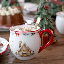 Chic Antique Chalet de Noël Becher Weihnachten