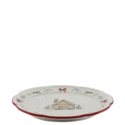 Chic Antique Chalet de Noël Frühstücksteller Weihnachten