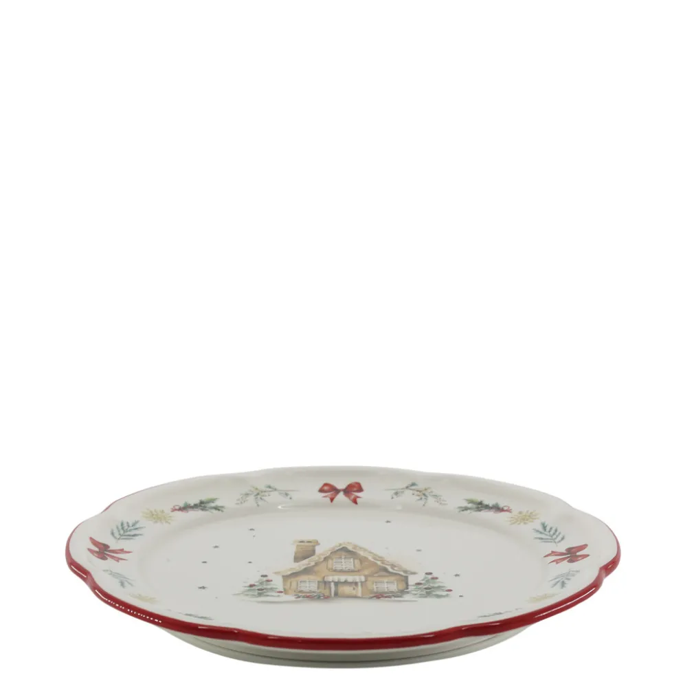 Chic Antique Chalet de Noël Frühstücksteller Weihnachten