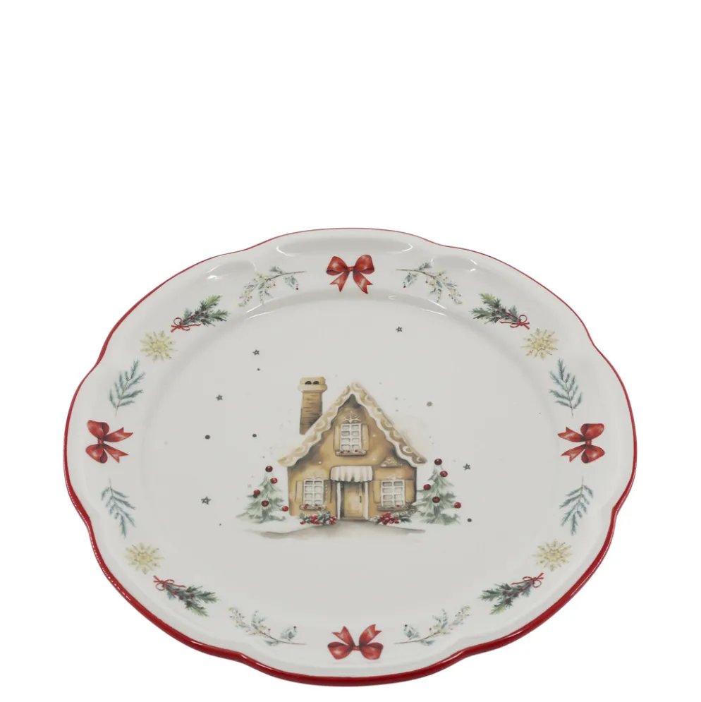 Chic Antique Chalet de Noël Frühstücksteller Weihnachten