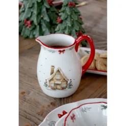 Chic Antique Chalet de Noël Kanne Weihnachten