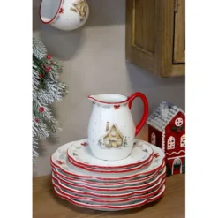 Chic Antique Chalet de Noël Kanne Weihnachten