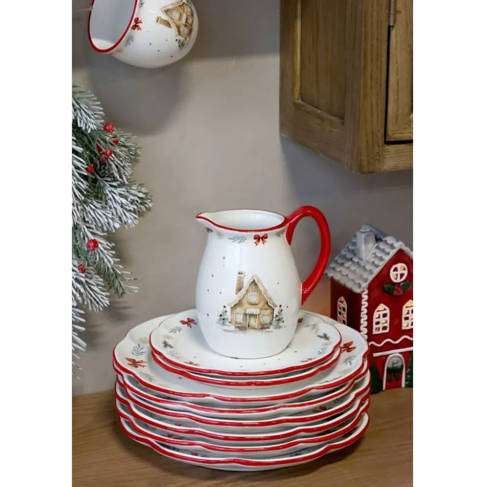 Chic Antique Chalet de Noël Kanne Weihnachten