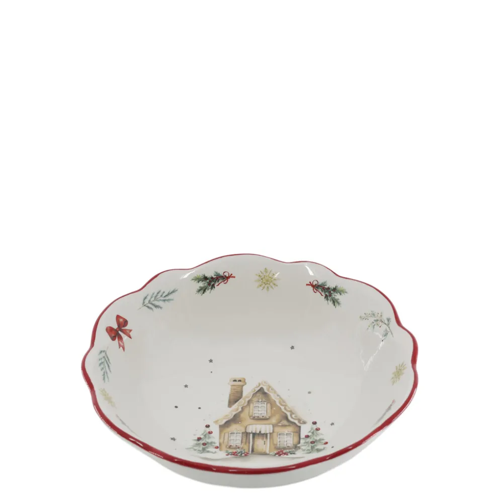 Chic Antique Chalet de Noël Kleine Schüssel Weihnachtsgeschirr