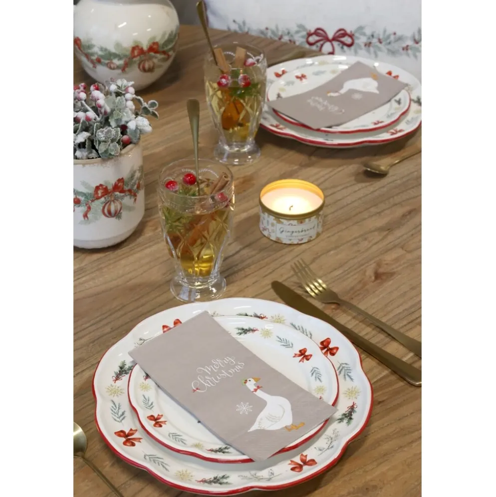Chic Antique Chalet de Noël Mittagsteller Weihnachtsgeschirr