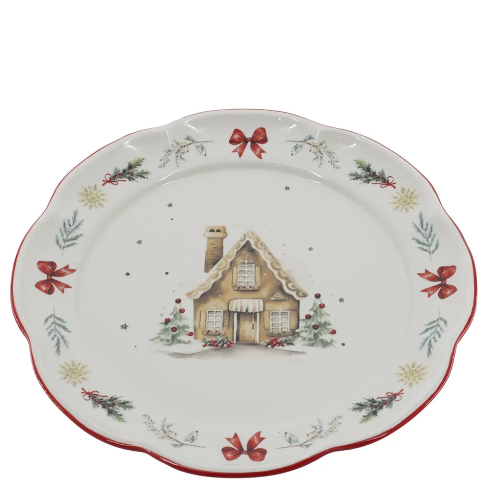 Chic Antique Chalet de Noël Mittagsteller Weihnachtsgeschirr