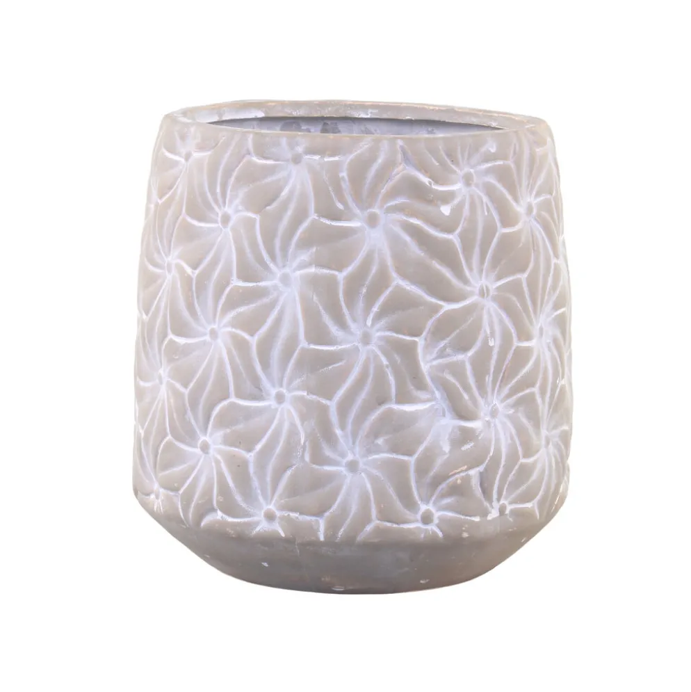 Chic Antique Colmar Blumentopf mit Blumenmuster