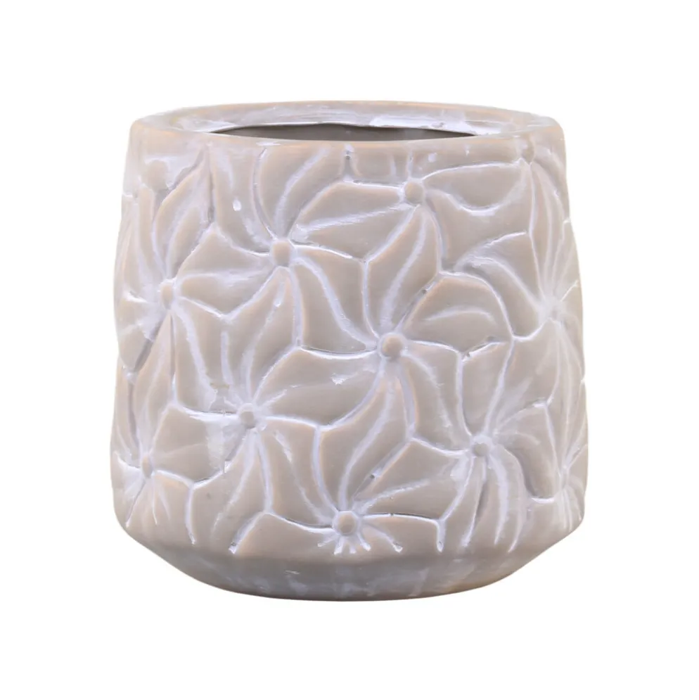 Chic Antique Colmar Blumentopf mit Blumenmuster