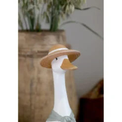 Chic Antique Deko Gänse Set mit Schal & Hut