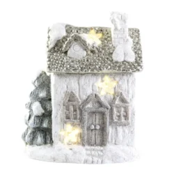 Chic Antique Deko Haus mit LED Stern