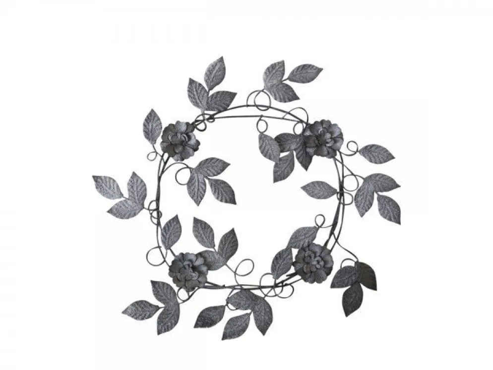 Chic Antique Deko Kranz mit Blumen