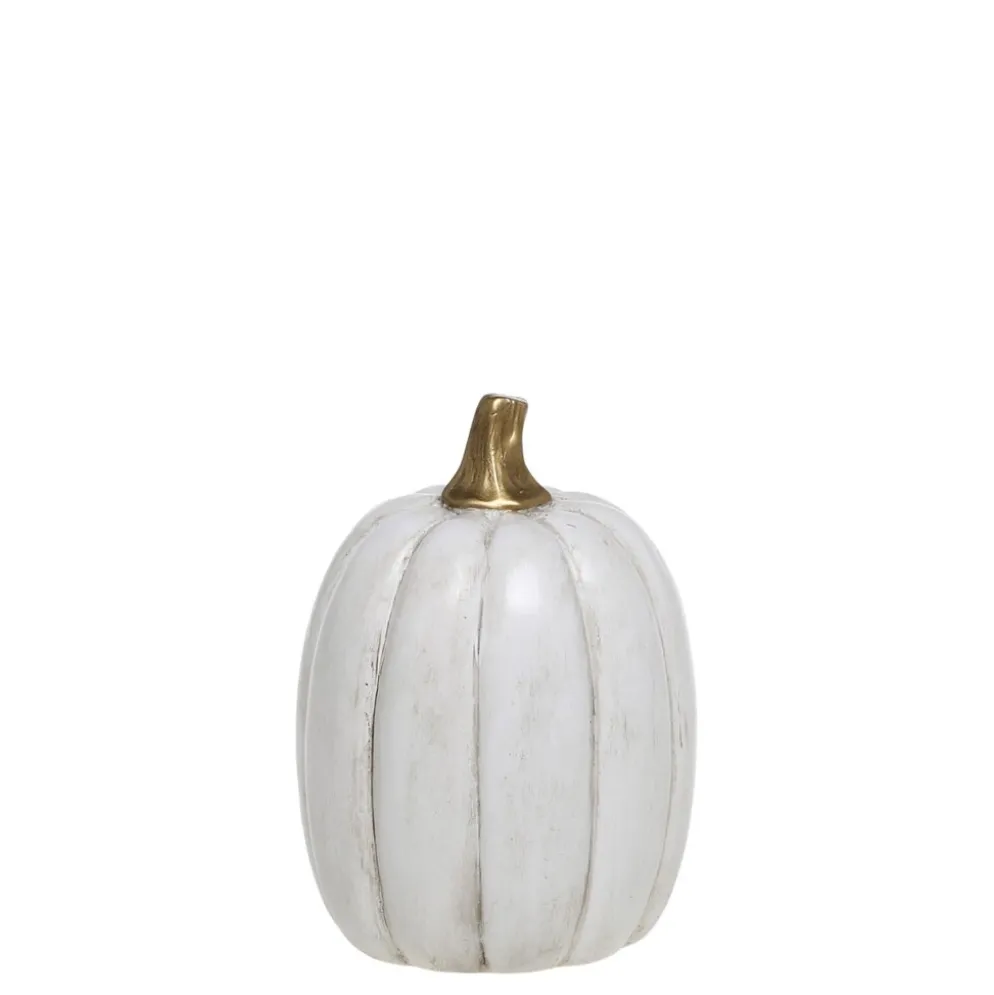 Chic Antique Deko Kürbis mit Gold