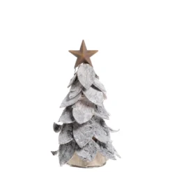 Chic Antique Deko Weihnachtsbaum aus Birkenrinde mit Stern