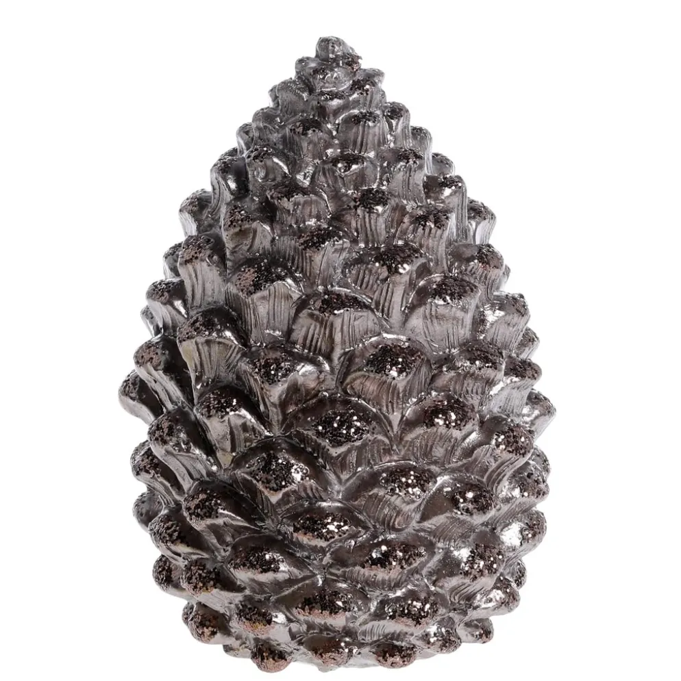 Chic Antique Deko Zapfen mit Glitzer
