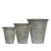 Chic Antique Eisen Blumentöpfe im Set