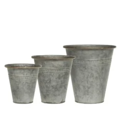 Chic Antique Eisen Blumentöpfe im Set