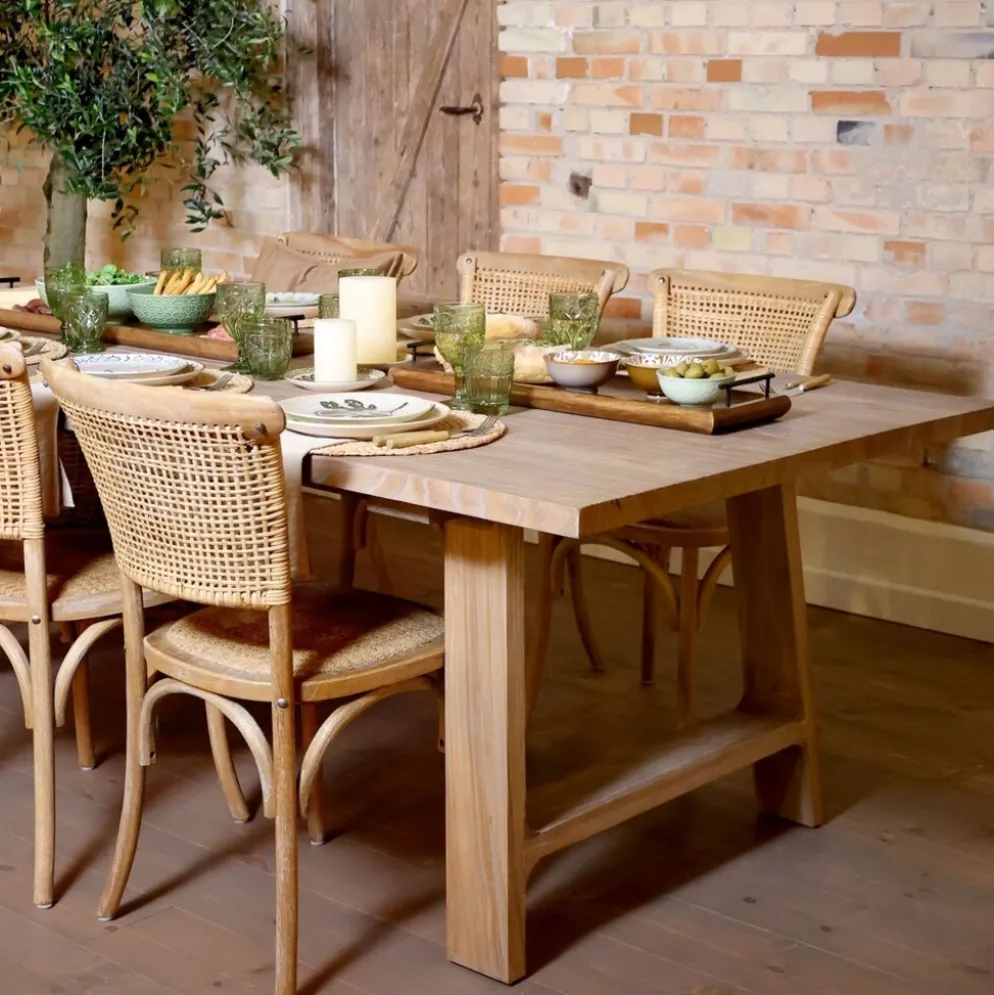 Chic Antique Esstisch aus Recyclingholz | Französischer Landhausstil Vintage