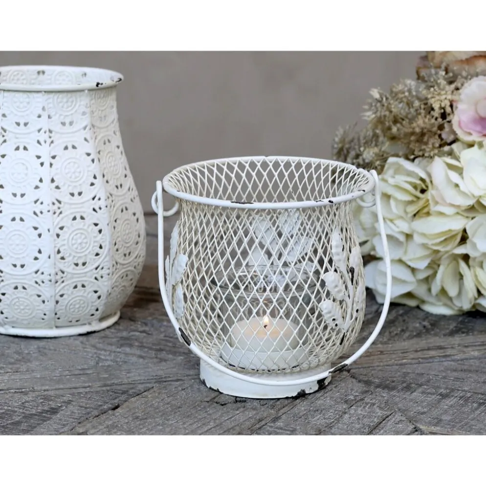 Chic Antique Fil De Fer Hurricane Windlicht mit Henkel