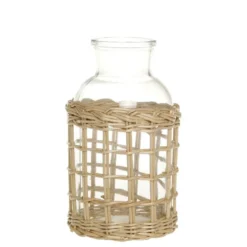 Chic Antique Flasche mit geflochtenem Muster