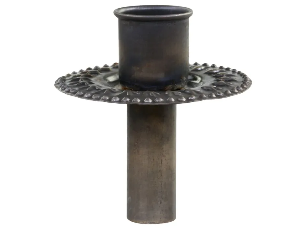 Chic Antique Flaschenaufsatz Kerzenhalter mit dekorativem Rand
