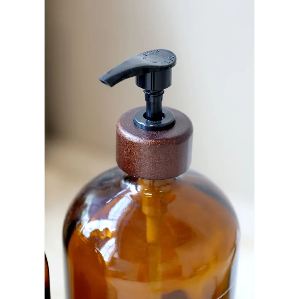 Chic Antique Flasche Spender mit Pumpe Hand Lotion Aufschrift