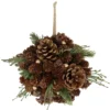 Chic Antique Fleur Aufhänger aus Tannenzapfen und Glitzer