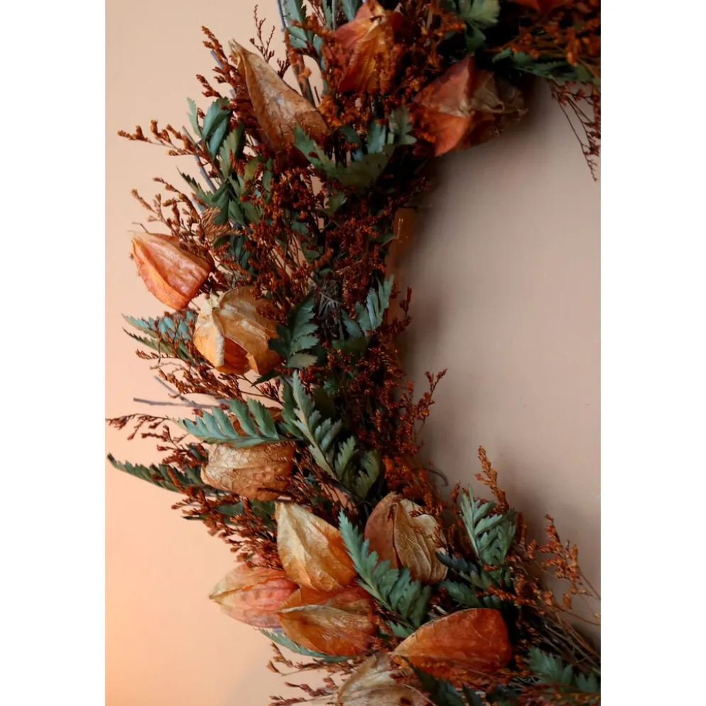 Chic Antique Fleur Blumenkranz mit Physalis