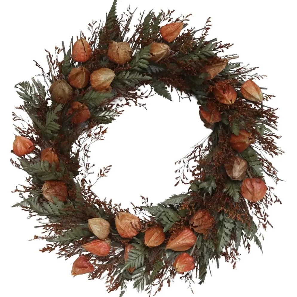 Chic Antique Fleur Blumenkranz mit Physalis