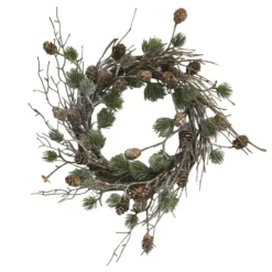 Chic Antique Fleur Kranz aus Zedernholz mit Zapfen
