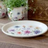 Chic Antique Fleurville Tablett – Romantisches Keramiktablett im Landhausstil