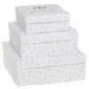 Chic Antique Geschenkbox 3er-Set mit Sternen