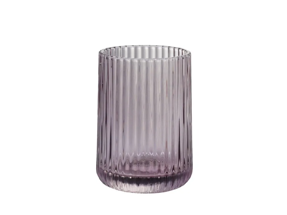 Chic Antique Glas Becher mit Rillen