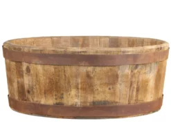 Chic Antique Grimaud alte Holzwanne