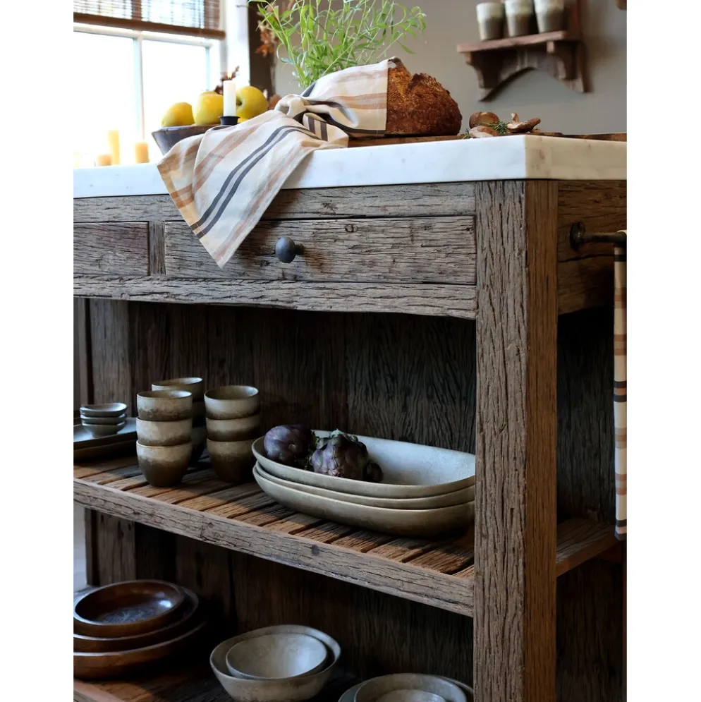Chic Antique Grimaud Anrichtetisch mit Marmorplatte