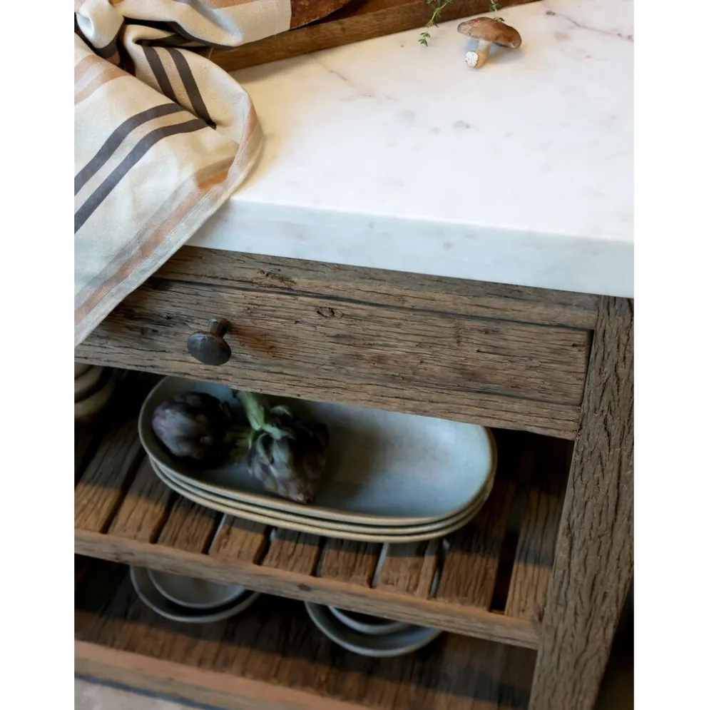 Chic Antique Grimaud Anrichtetisch mit Marmorplatte