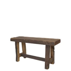 Chic Antique Grimaud Bank aus massivem Recyclingholz