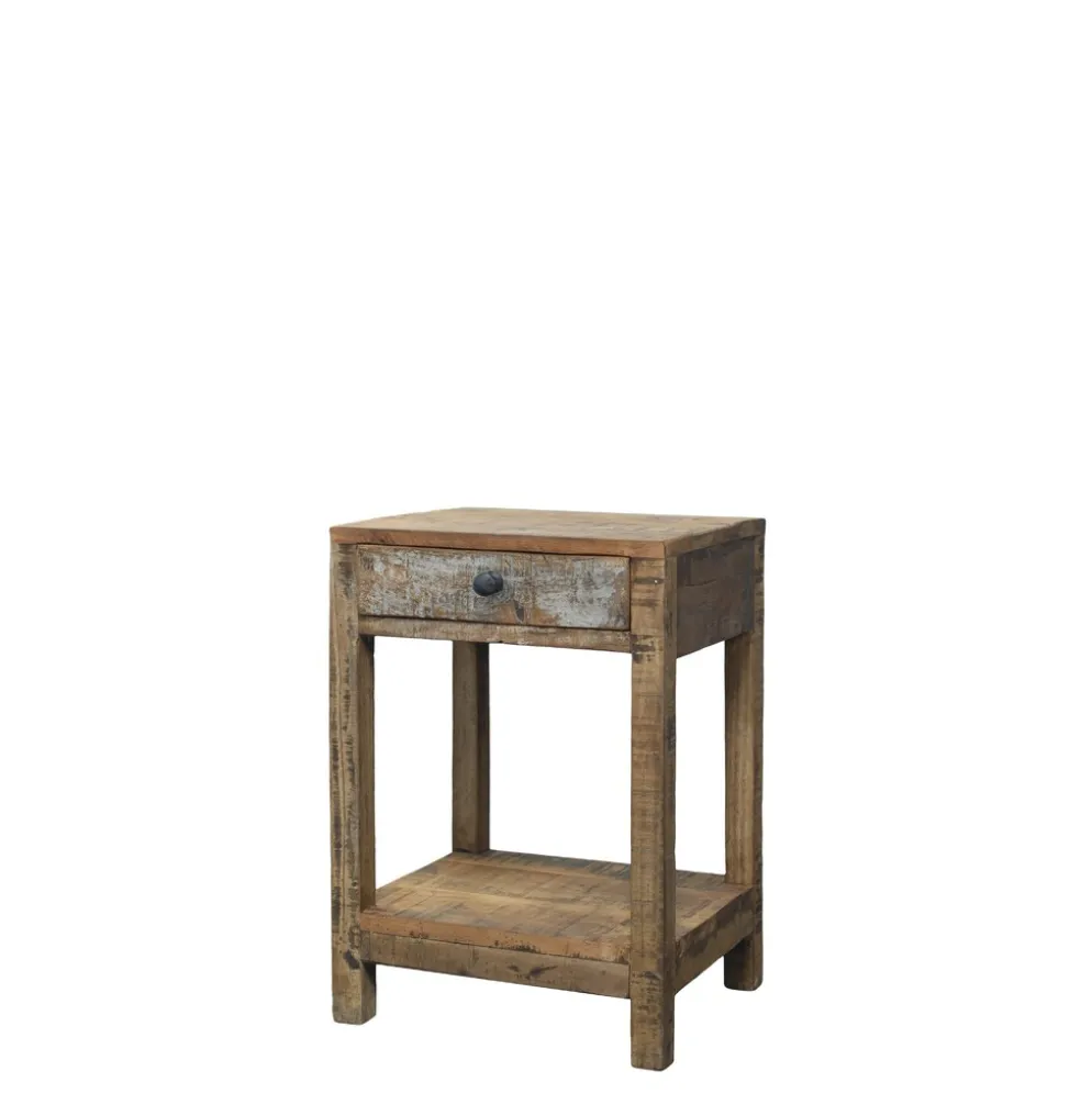 Chic Antique Grimaud Beistelltisch mit Schublade, Nachttisch