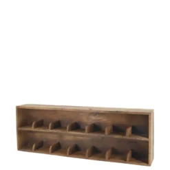 Chic Antique Grimaud Wandregal mit Unterteilung aus Recyclingholz