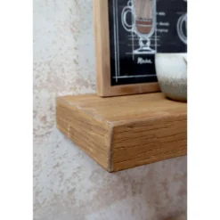 Chic Antique Halterloses Regalbrett aus Holz