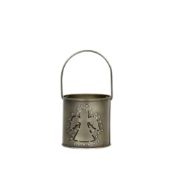 Chic Antique Hurricane Windlicht mit Dekor