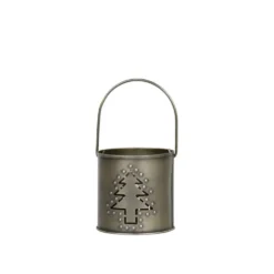 Chic Antique Hurricane Windlicht mit Dekor