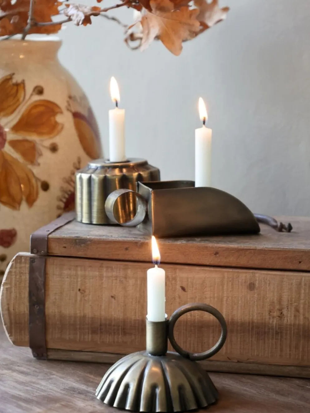 Chic Antique Kammerleuchter für Spitzkerzen