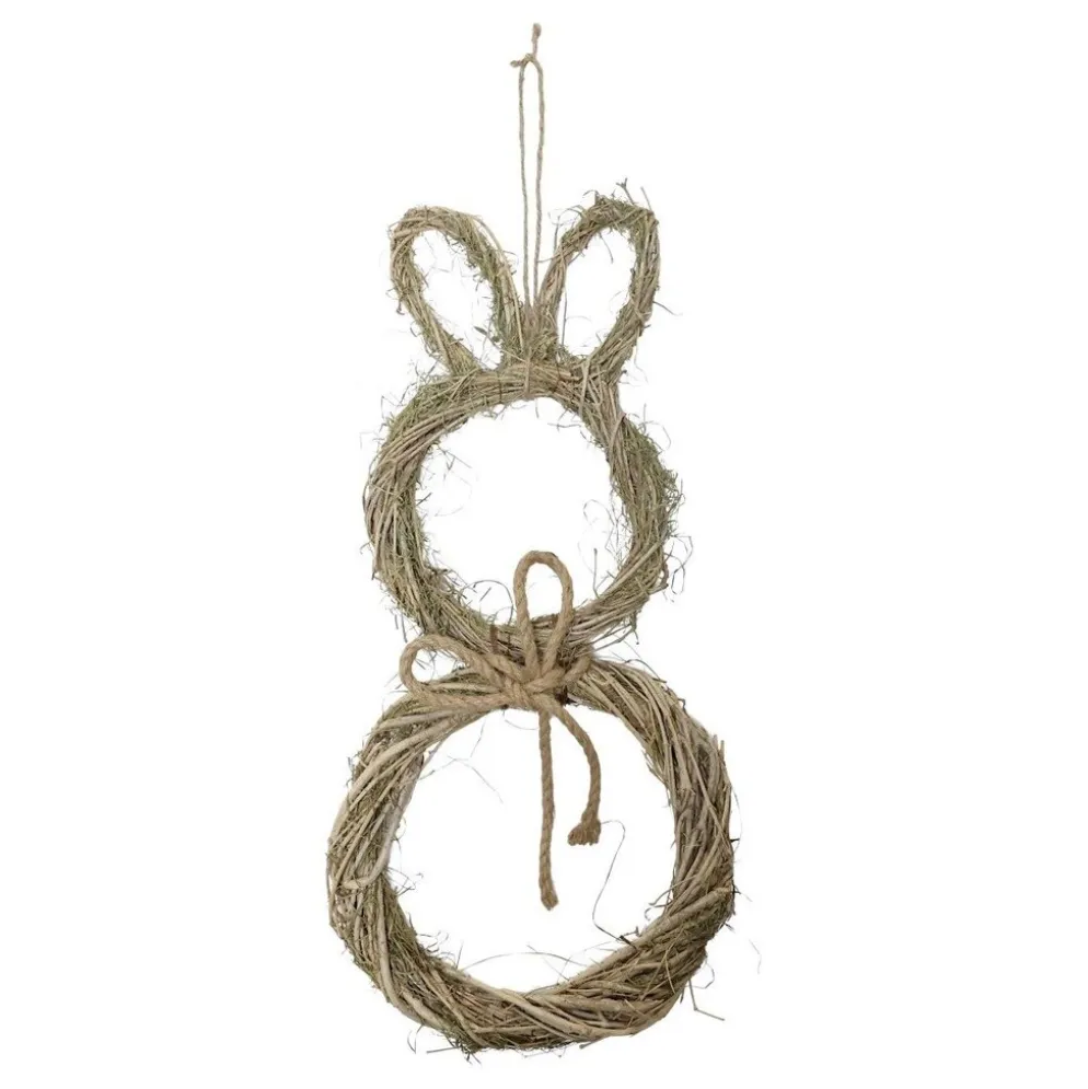 Chic Antique Kaninchen geflochten Wanddeko