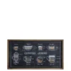 Chic Antique Küchen Bild mit Kaffee Motiv und Naturrahmen