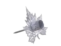 Chic Antique Kerzenhalter Blatt mit Spieß