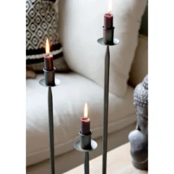 Chic Antique Kerzenständer antik schwarz aus Eisen