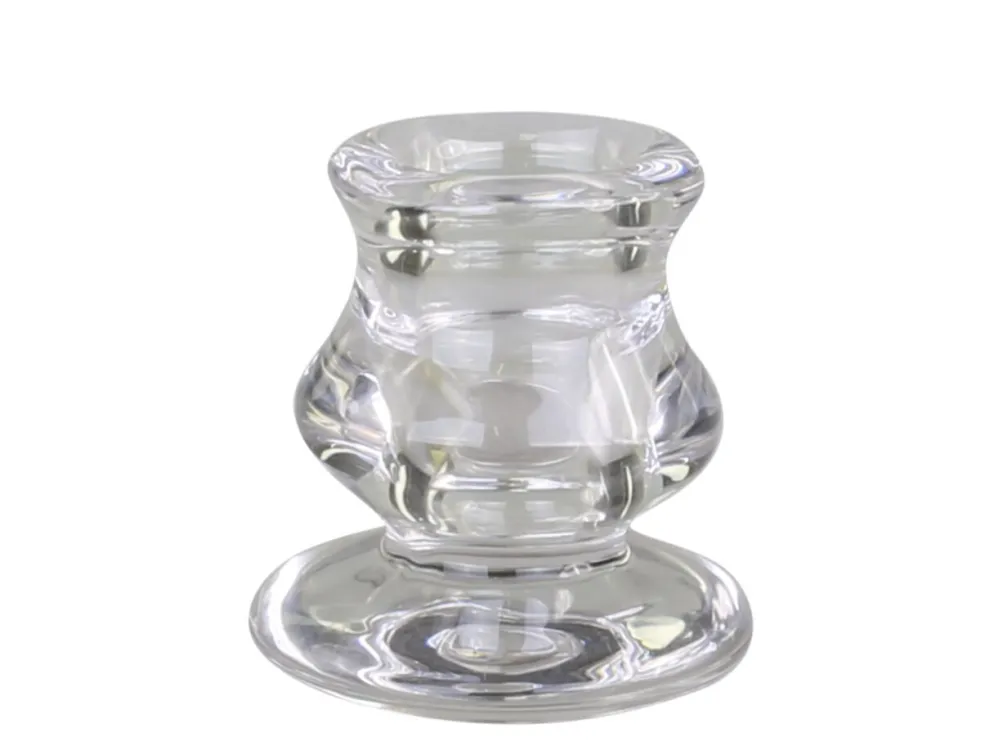 Chic Antique Kerzenständer aus Glas Standard