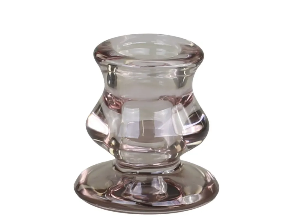 Chic Antique Kerzenständer aus Glas Standard