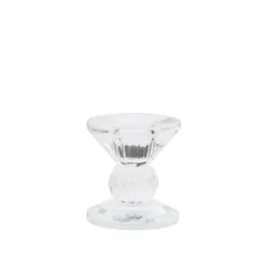 Chic Antique Kerzenständer aus Glas