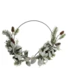 Chic Antique Künstlicher Fleur Kranz mit Wollziest und Beeren zum Aufhängen
